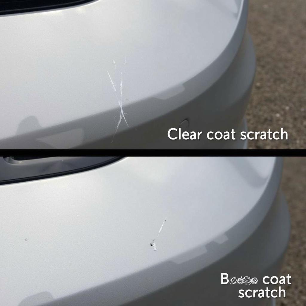 Identifying Clear Coat vs. Base Coat Scratches