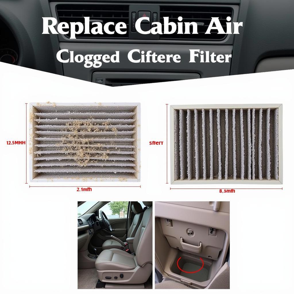 Replacing a Clogged Cabin Air Filter for Improved AC Performance