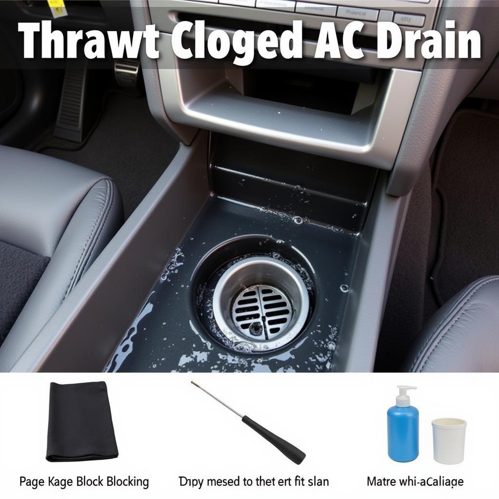 Clogged Car AC Drain Troubleshooting