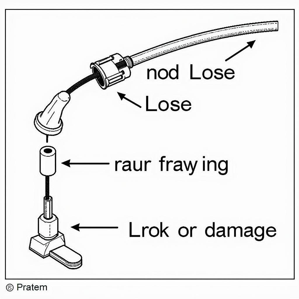 Club Car Golf Cart Throttle Cable Inspection