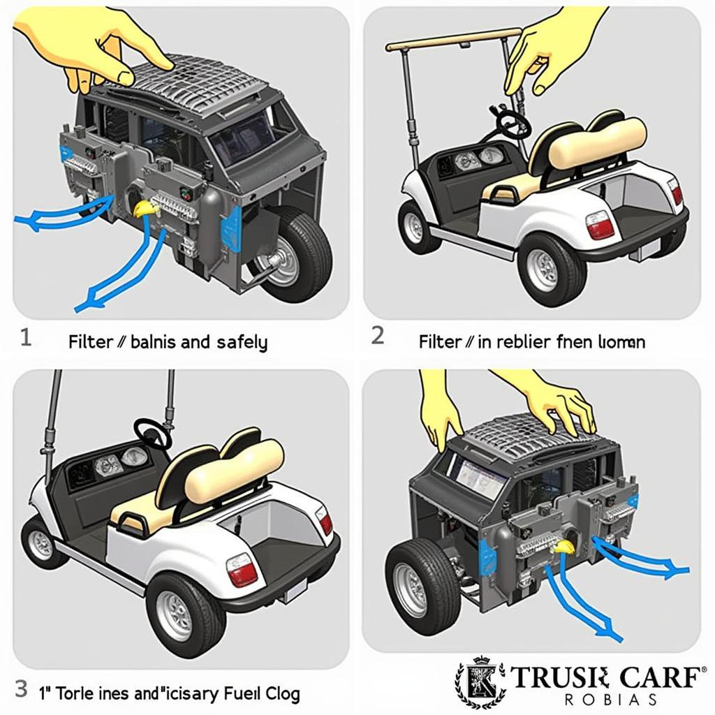 Checking the Fuel System of a Club Car with a Subaru Engine