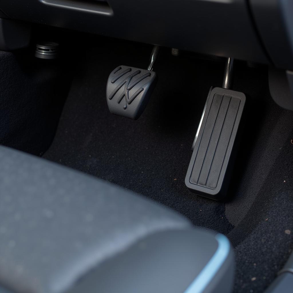 Clutch Pedal Stuck to the Floor of a Car