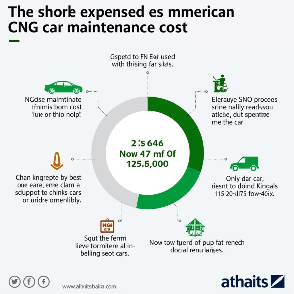 CNG Car Maintenance Cost Infographic