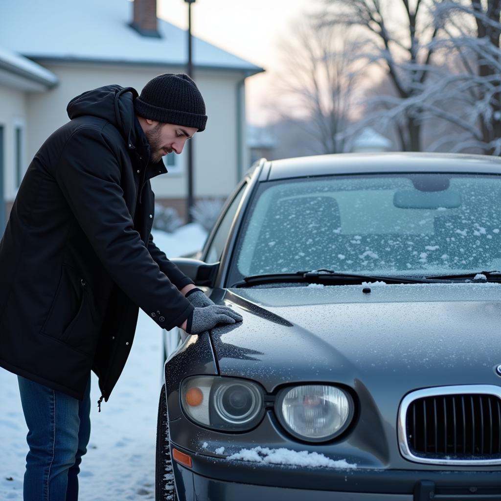 Car struggling to start in cold weather