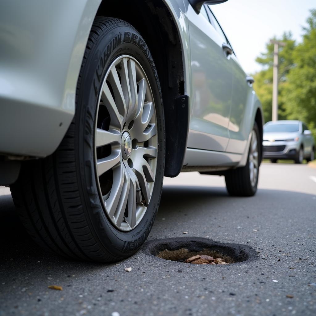 Columbus Car Repair - Pothole Damage