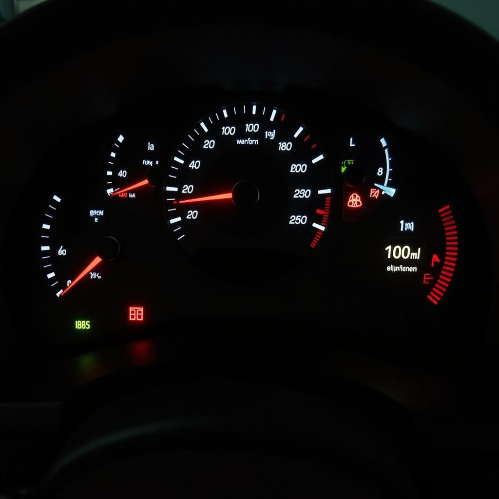 Dashboard Warning Lights Indicating Car Problems