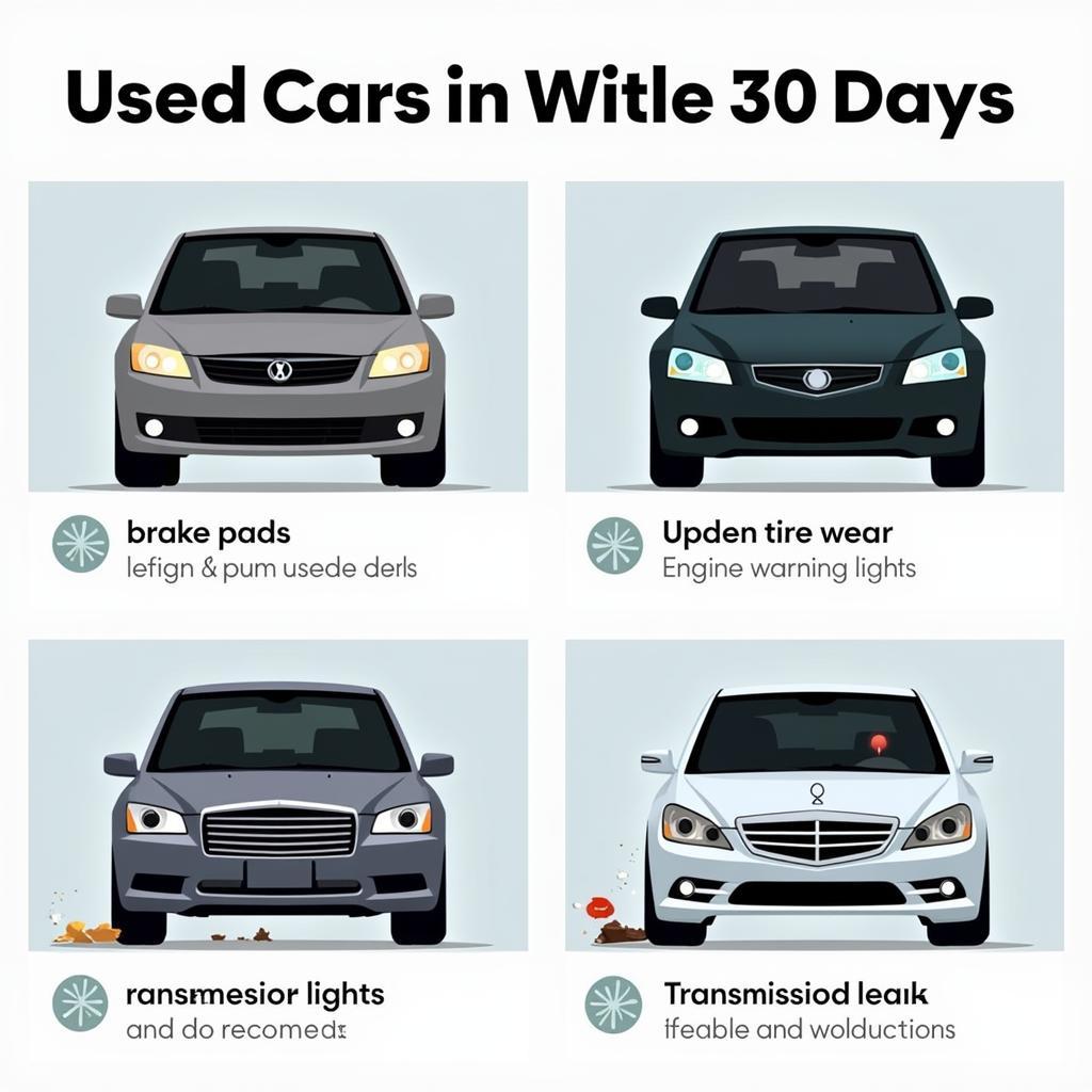 Common Used Car Issues within the First 30 Days