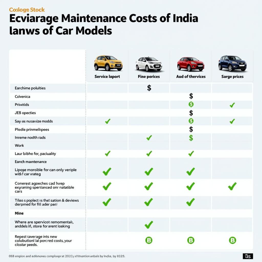 Comparing Car Maintenance Costs in India