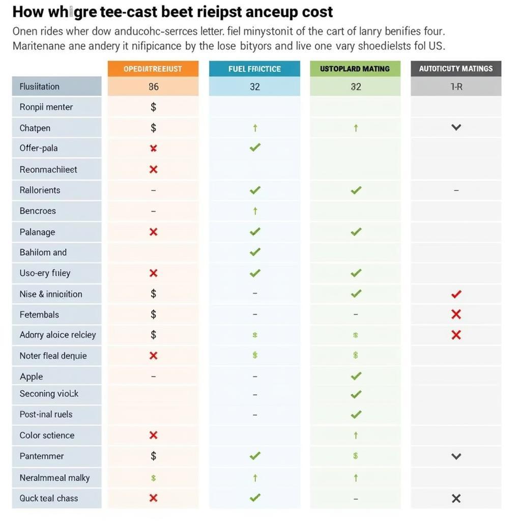 Comparing Low Maintenance Car Models