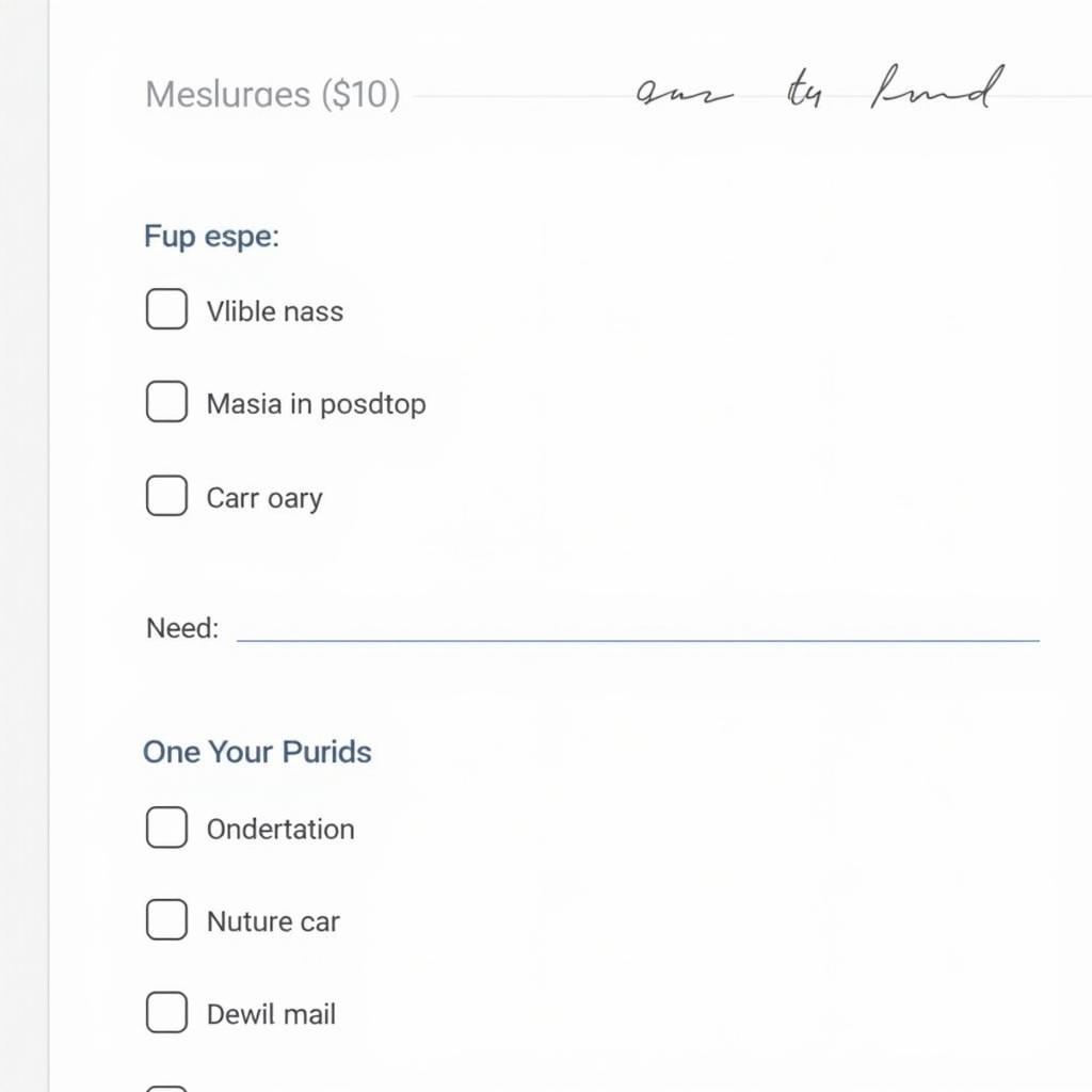 Filled Out Car Problem Worksheet