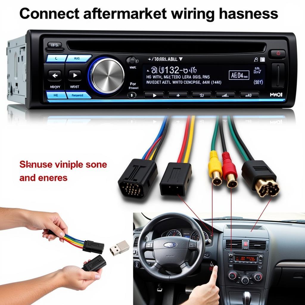 Connecting Aftermarket Car Stereo Wiring Harness