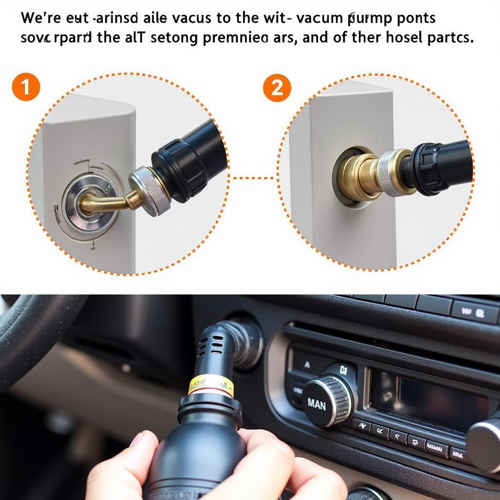 Connecting Vacuum Pump to Car AC System