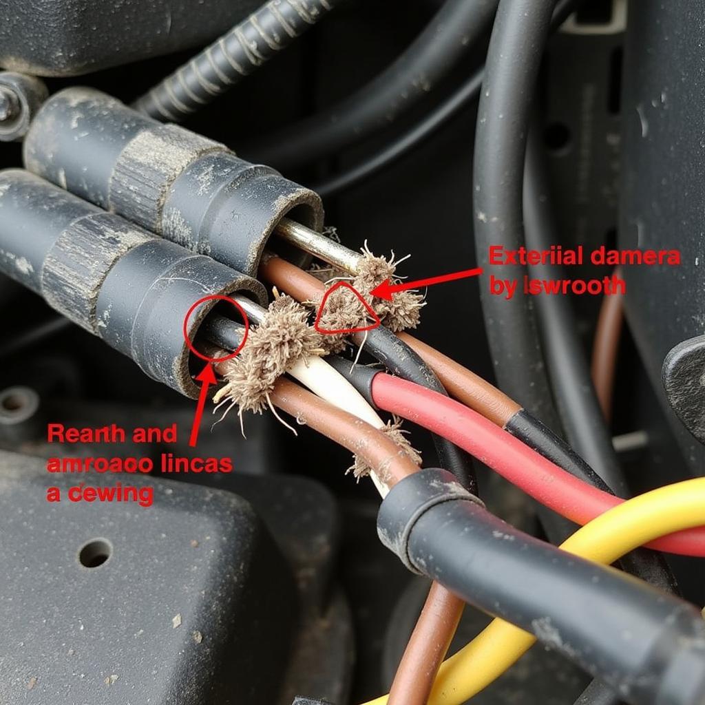 Damaged Car Wiring Harness: Rodent Chewing and Electrical Problems