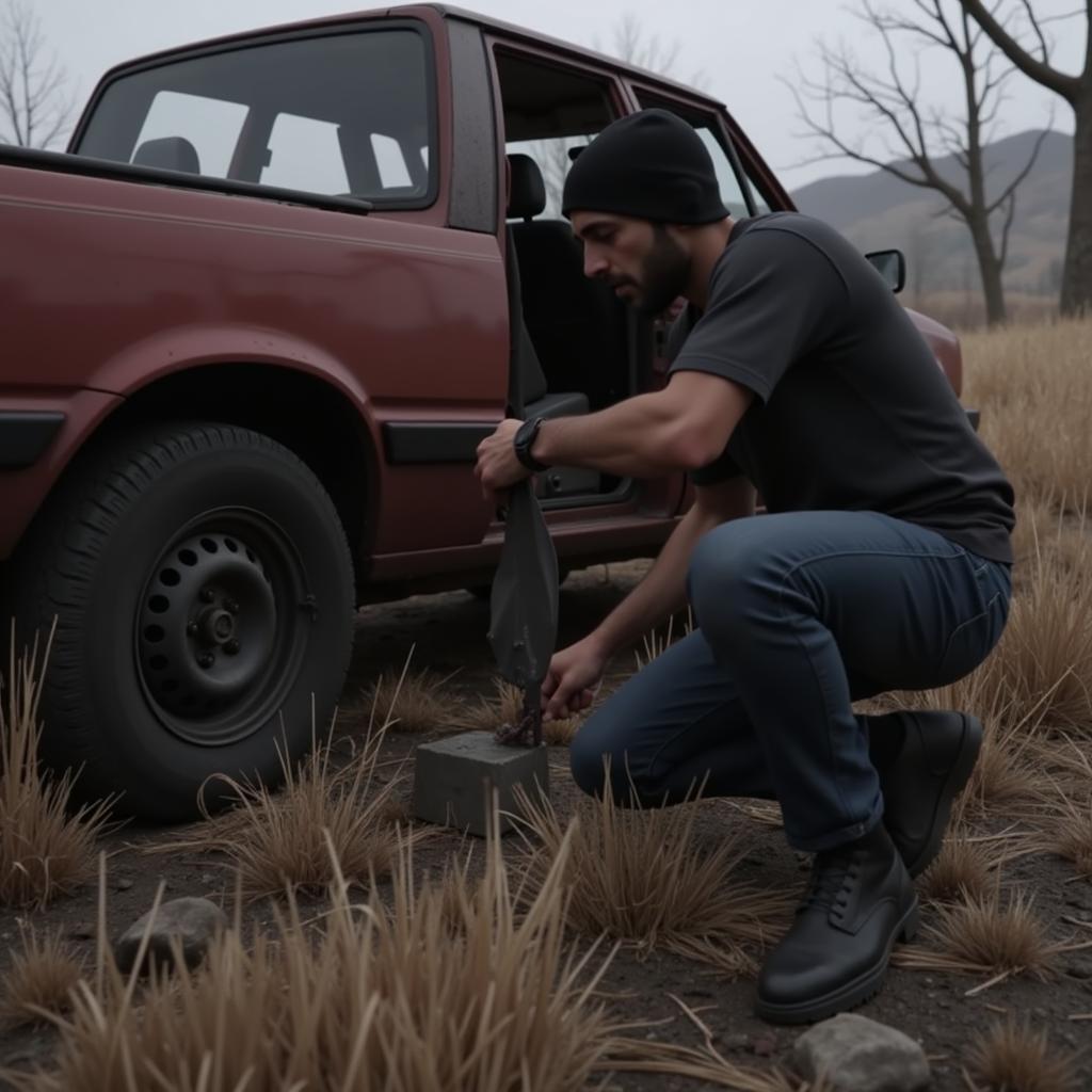 DayZ Improvised Car Repair