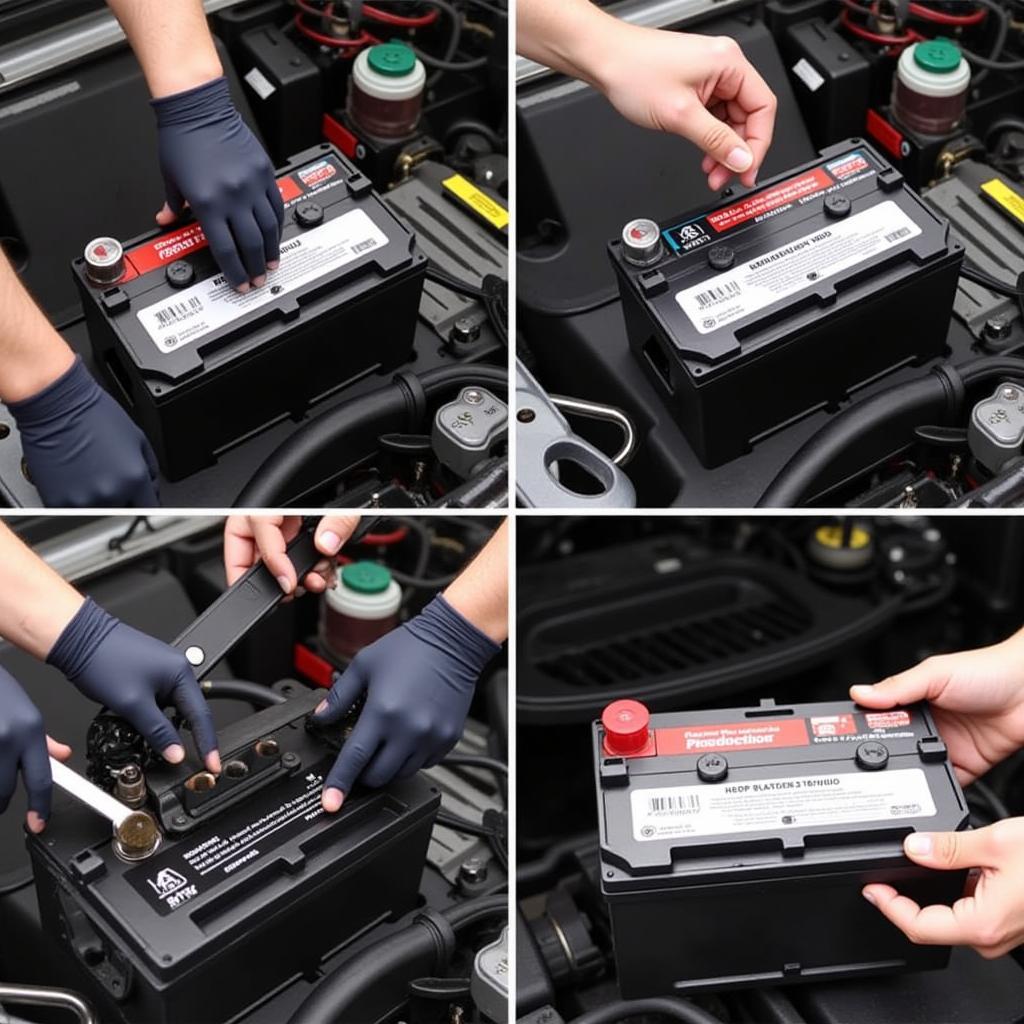 Replacing a dead car battery