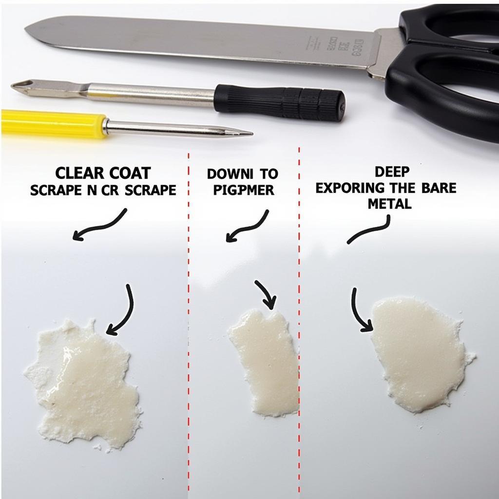 Assessing the Depth of a Car Scrape