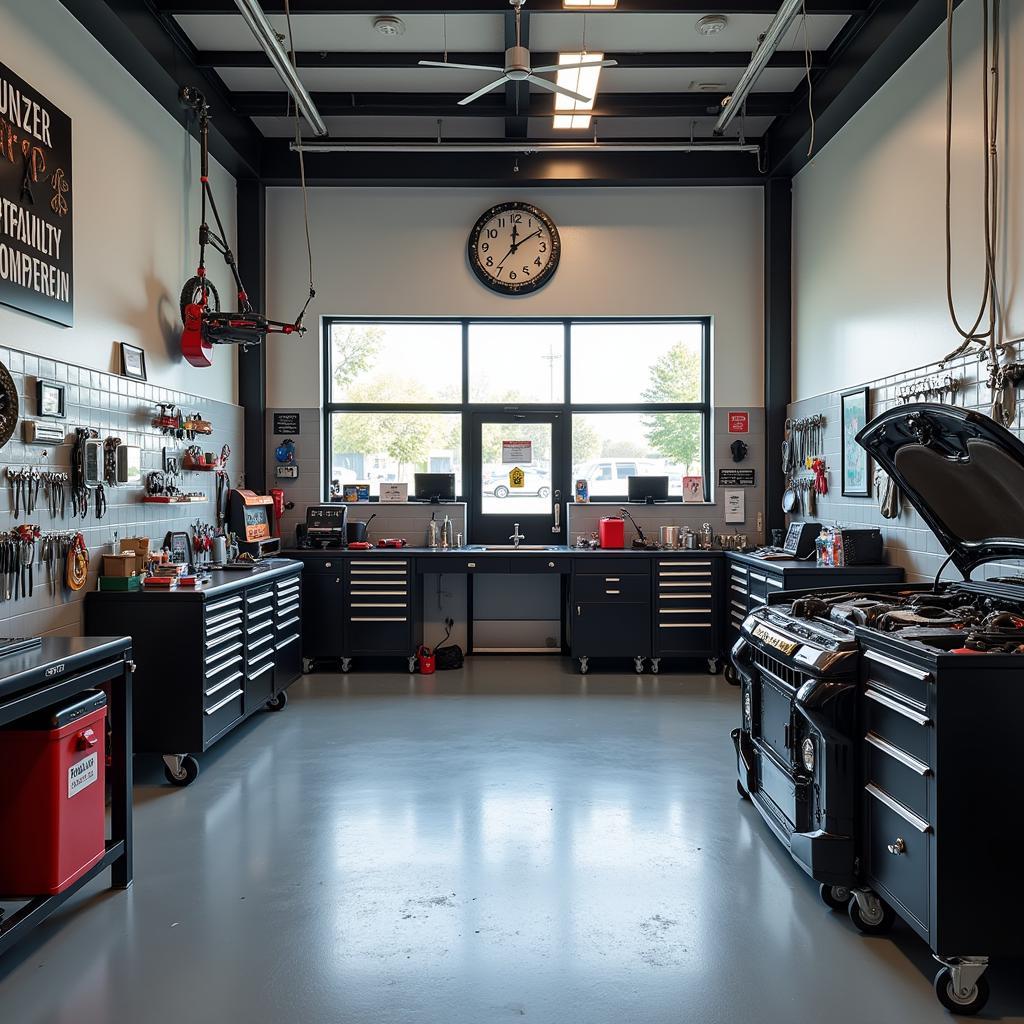 Del Ray Auto Repair Shop Interior