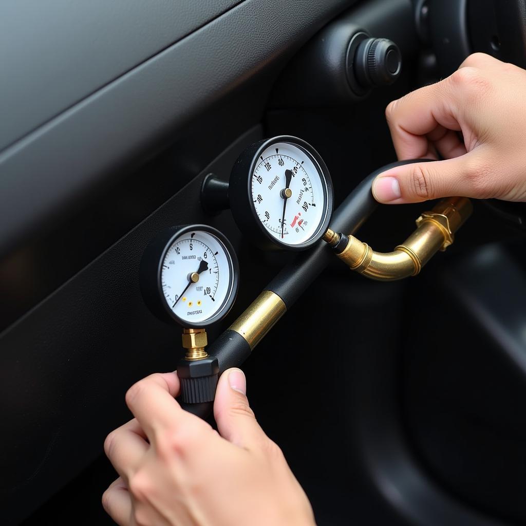 Using a Gauge Set to Diagnose Car AC Problems