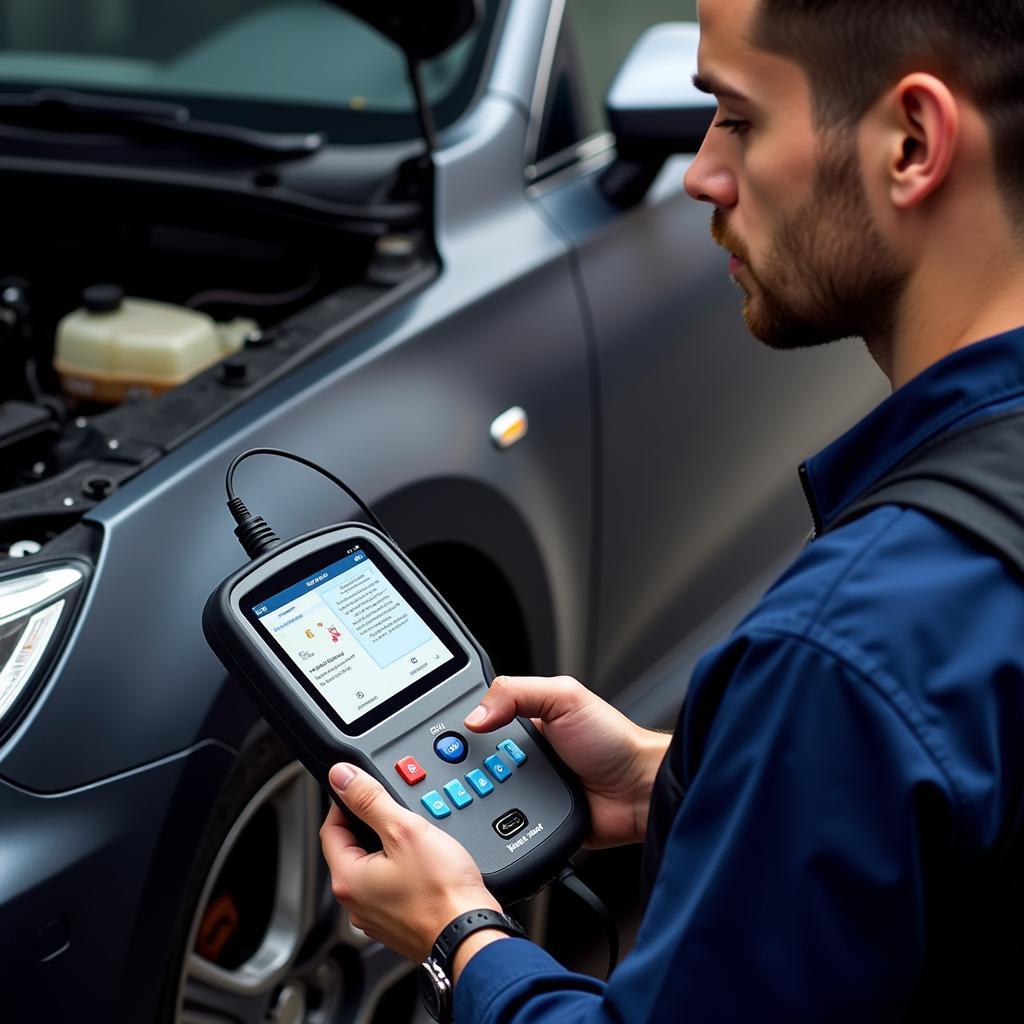 Diagnosing car issues using online resources