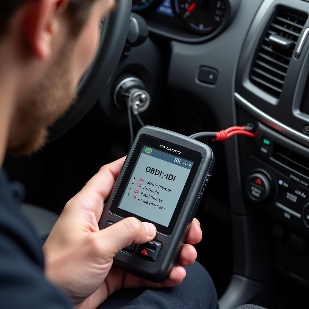 Using an OBD-II Scanner for Car Diagnostics