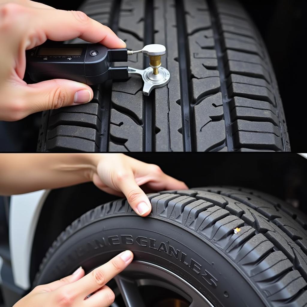 Detailed Tire Inspection for Diamond Car Maintenance