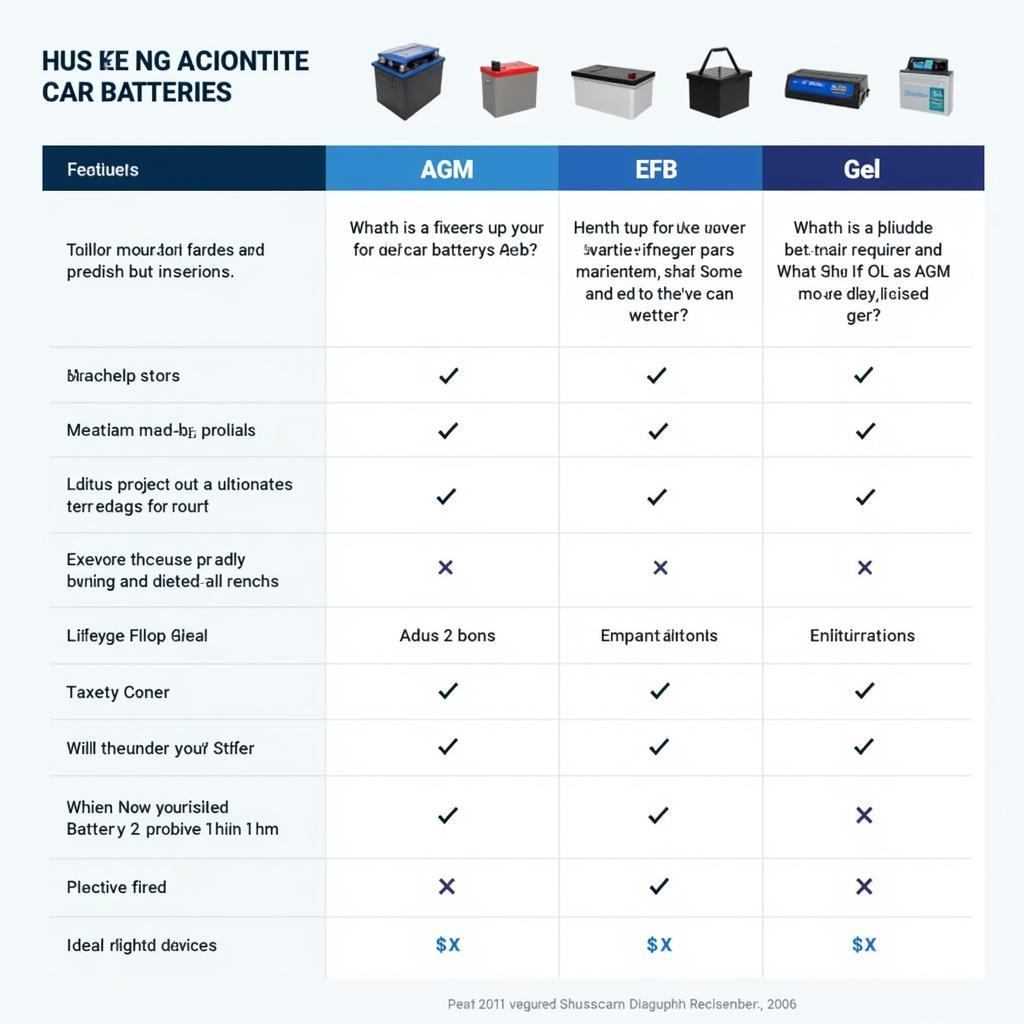 Comparing Different Car Battery Types