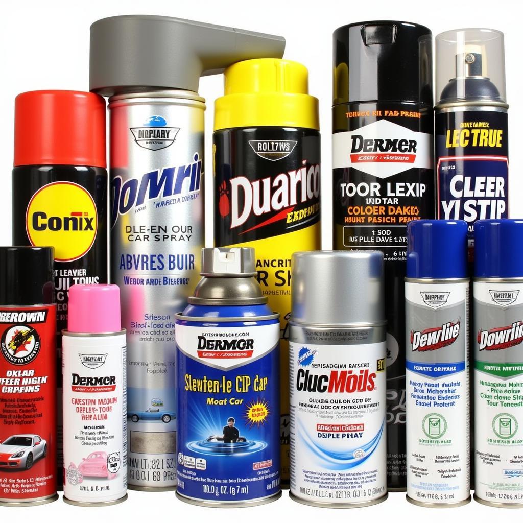 Variety of Clear Fix Car Sprays Available in the Market