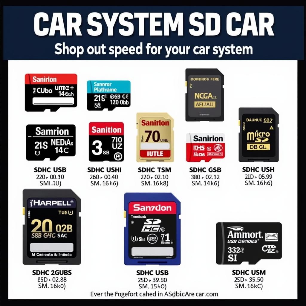 Different Types of SD Cards for Car