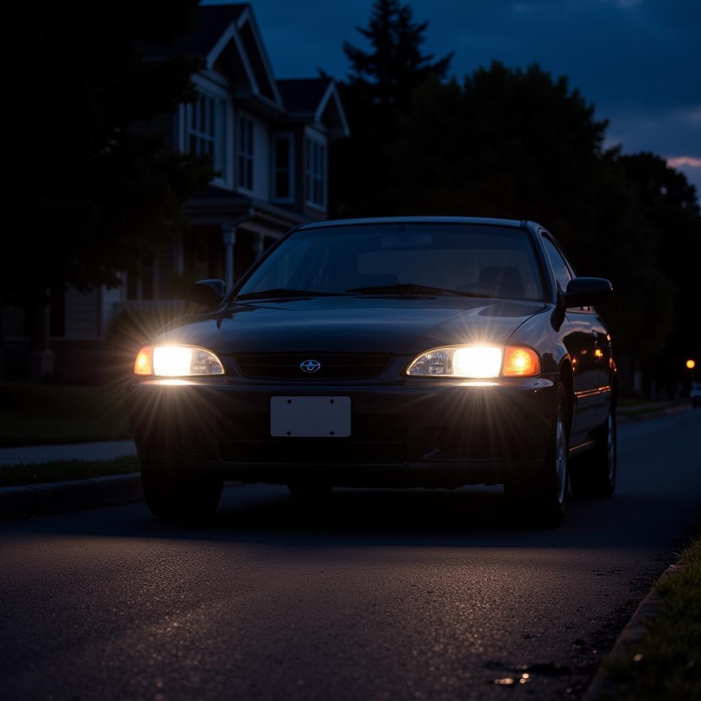 Dim Headlights Indicate Car Charging System Problem