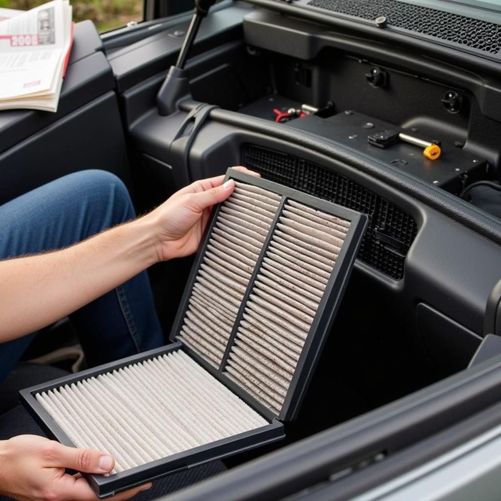 Changing Car Air Filter at Home