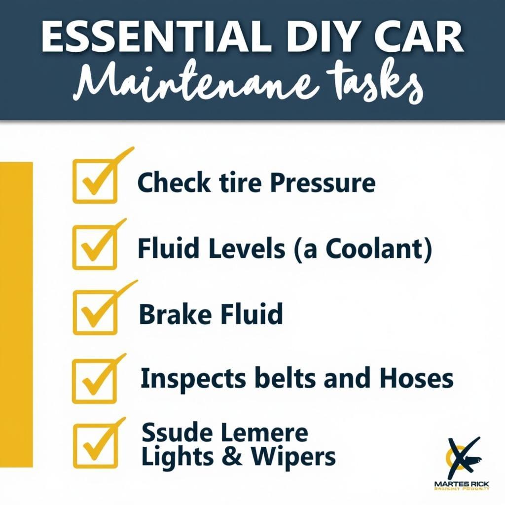 DIY Car Maintenance Checklist