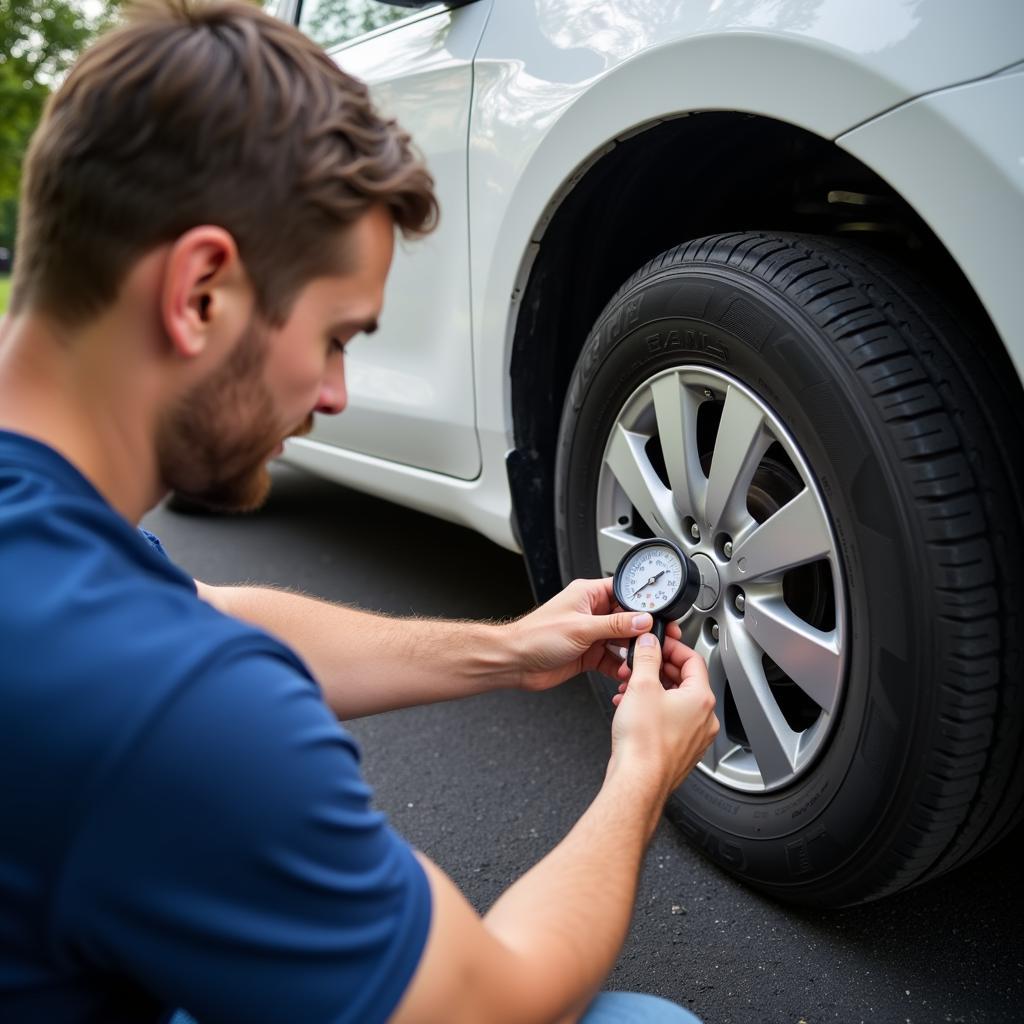 DIY Car Maintenance in Mount Airy: Checking Tire Pressure