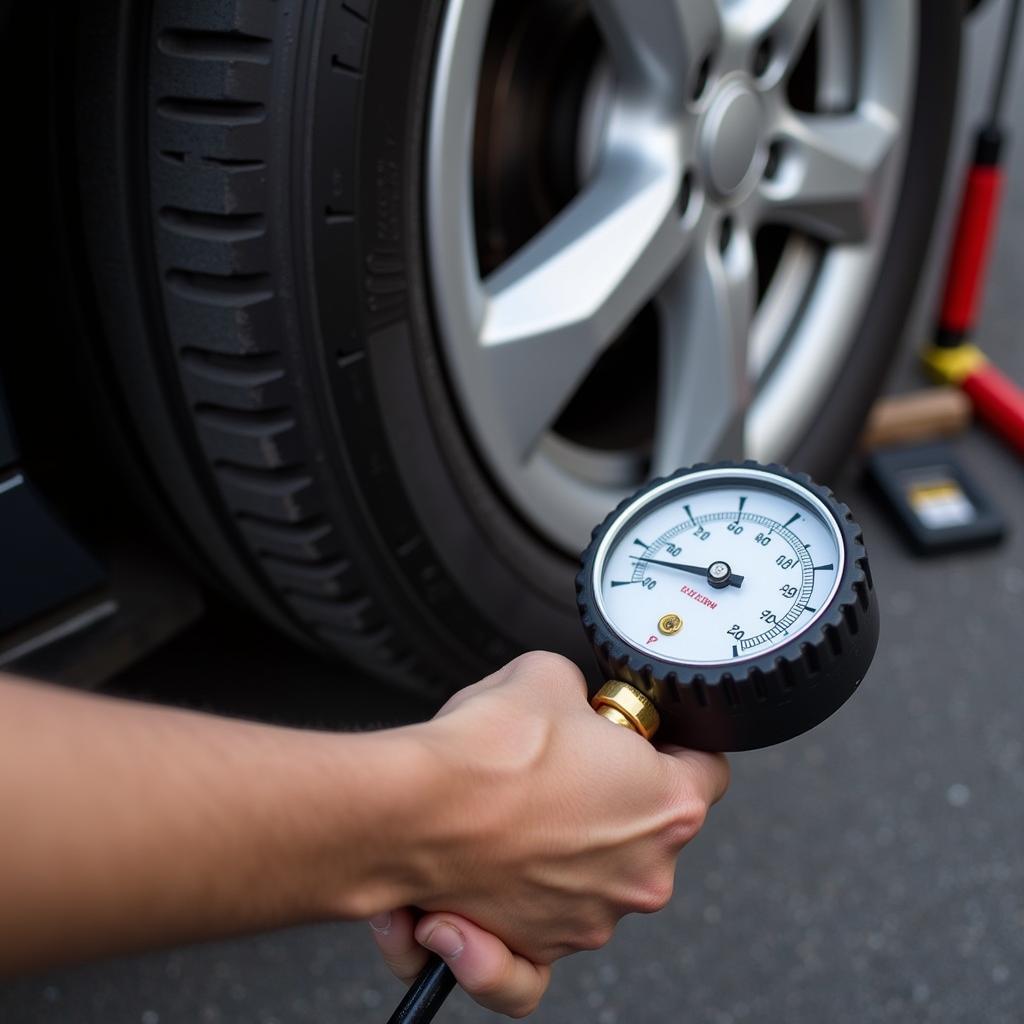 DIY Car Maintenance: Checking Tire Pressure