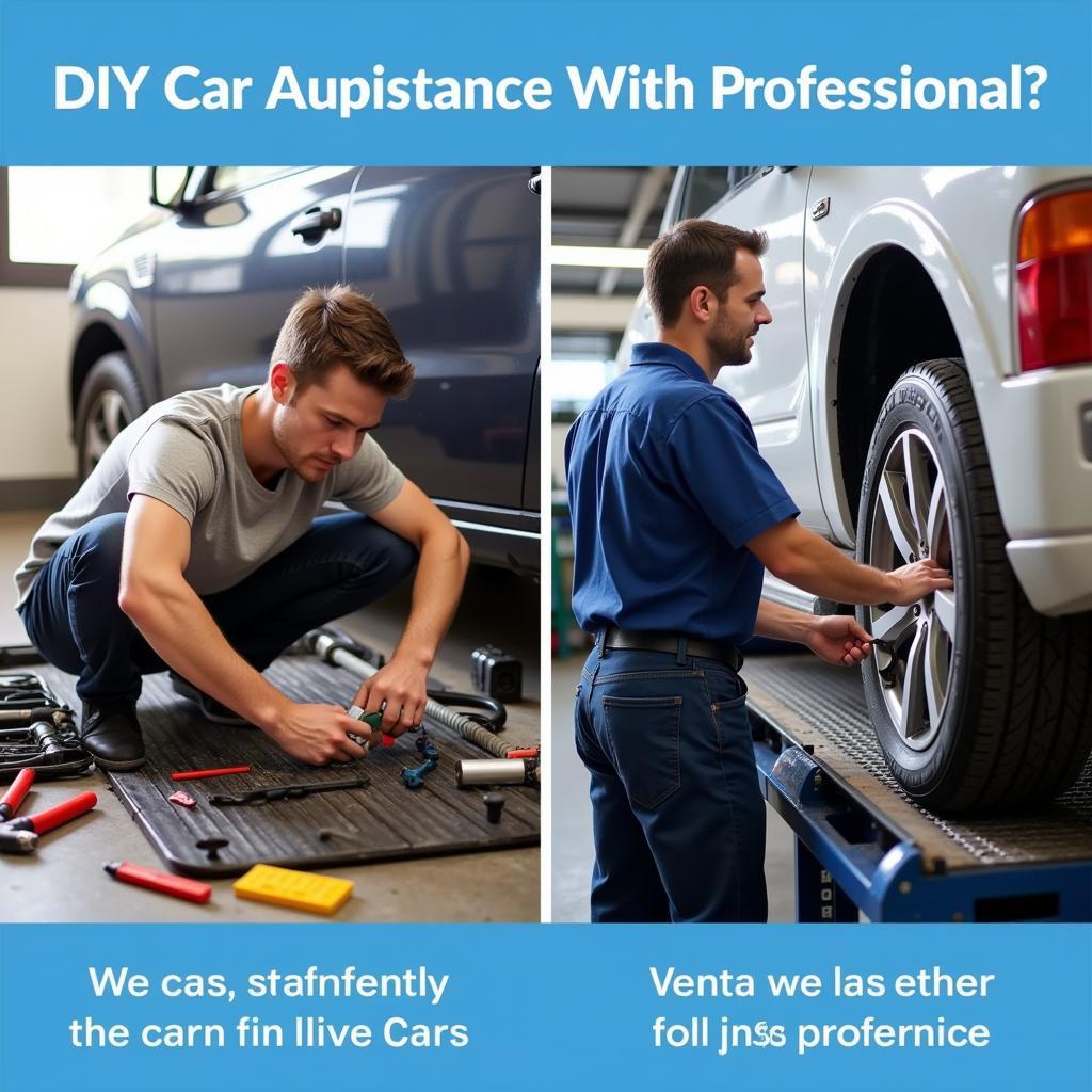 DIY Car Maintenance vs. Professional Service