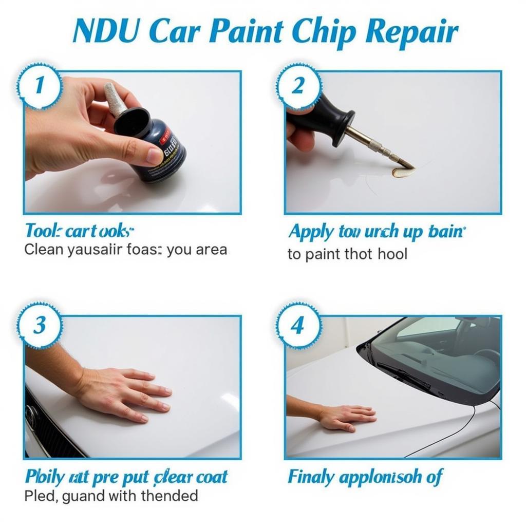 DIY Car Paint Chip Repair Process