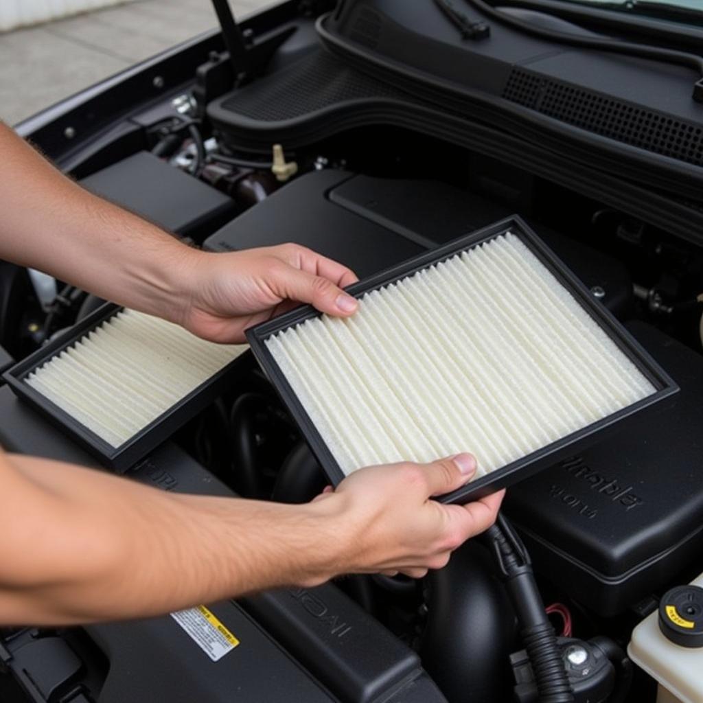 DIY car repair - changing air filter