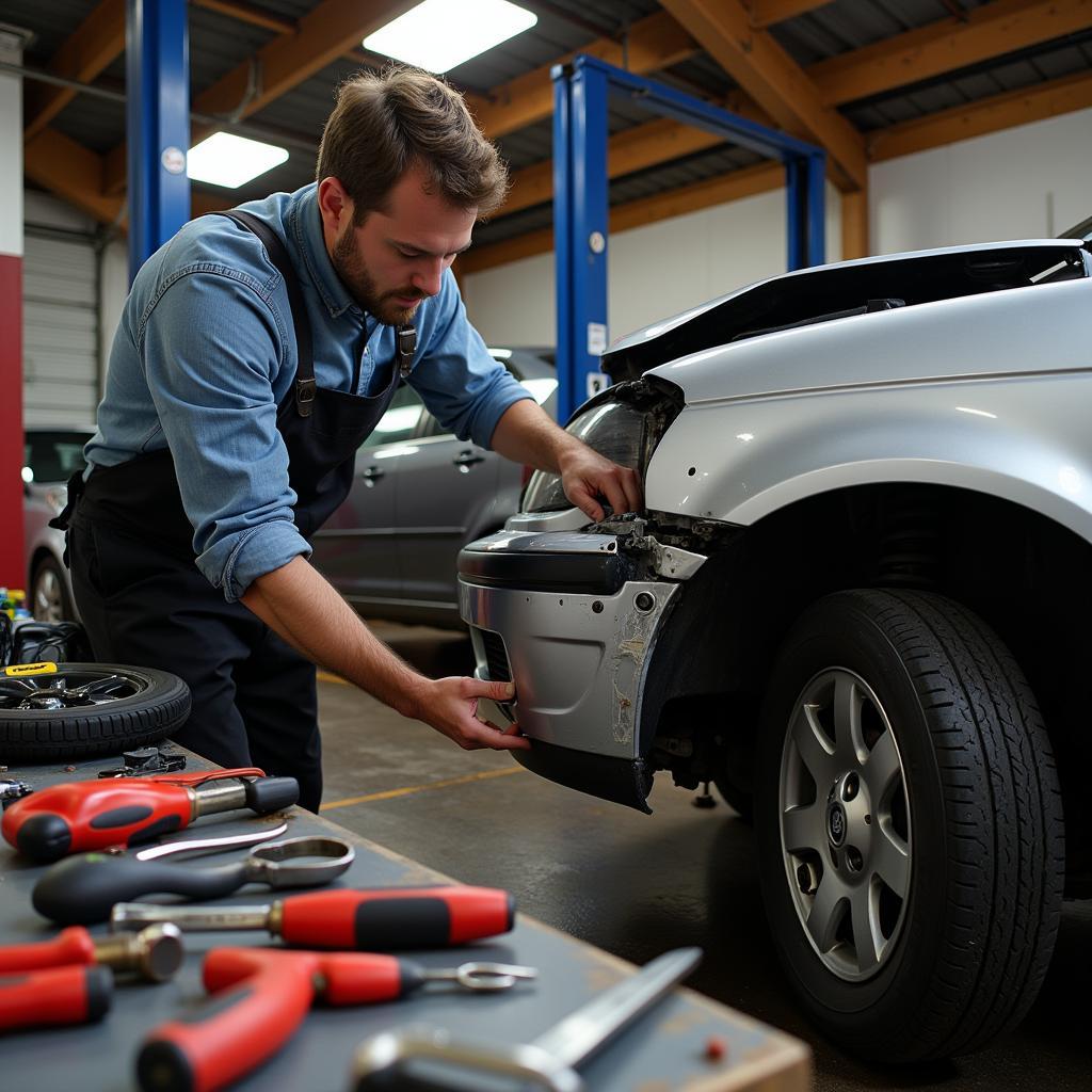 DIY Car Repair with Insurance Money in the UK