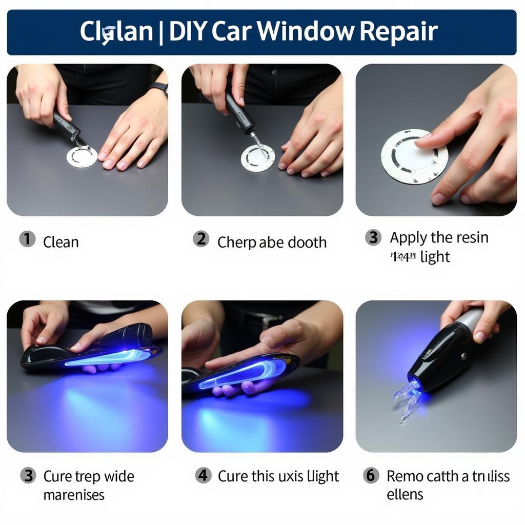 DIY Car Window Repair Kit Application