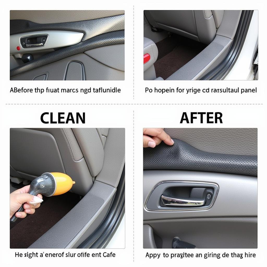 DIY Gunmetal Car Interior Scratch Repair Steps