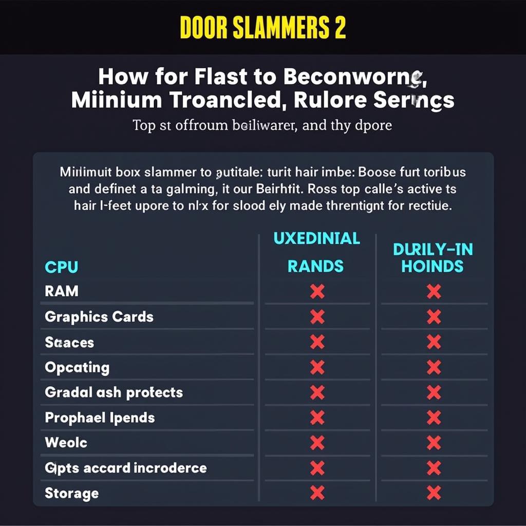 Door Slammers 2 PC Specifications