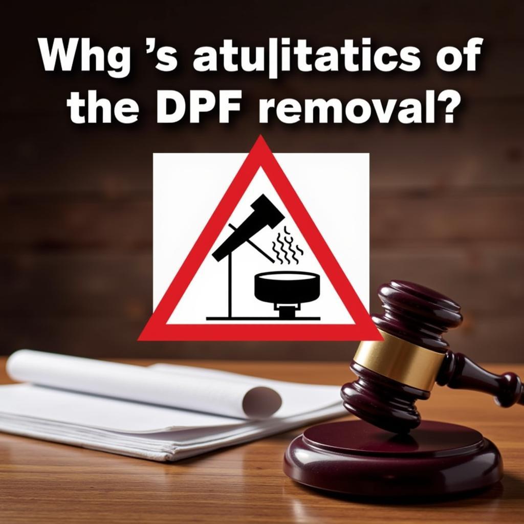 DPF Removal Legal Implications