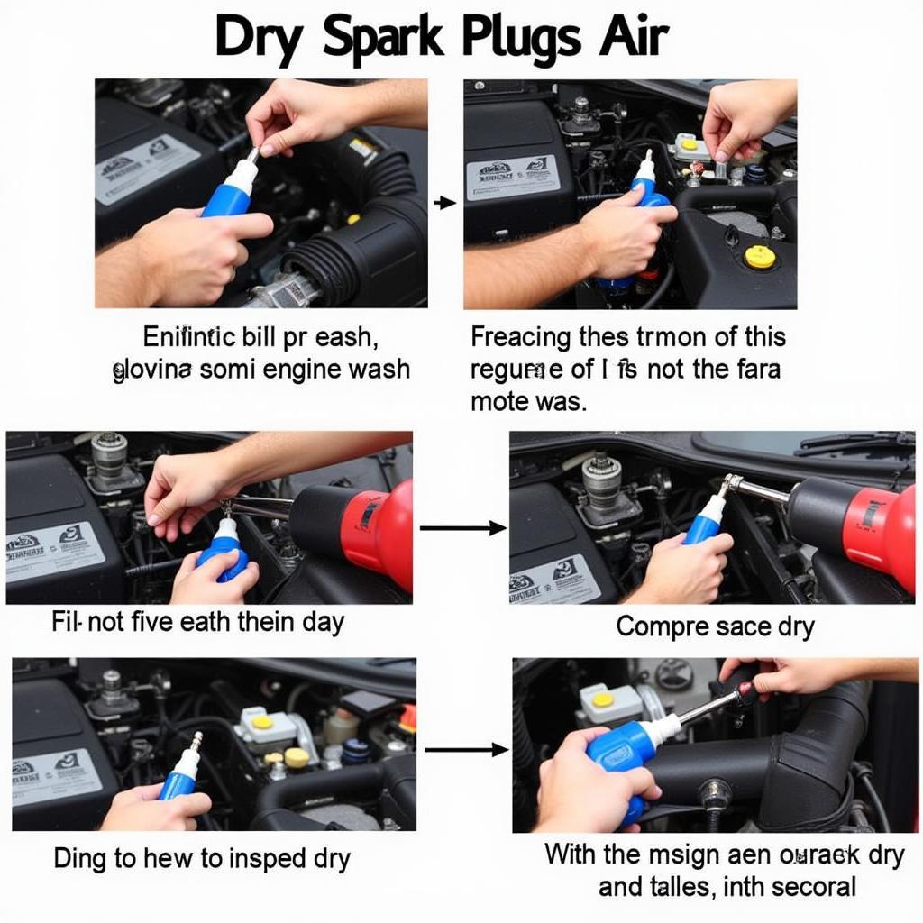 Drying Spark Plugs and Ignition Coils After Engine Wash