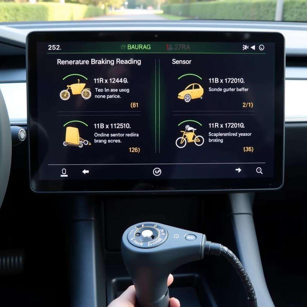 Diagnostic Scan for Electric Car Regenerative Braking