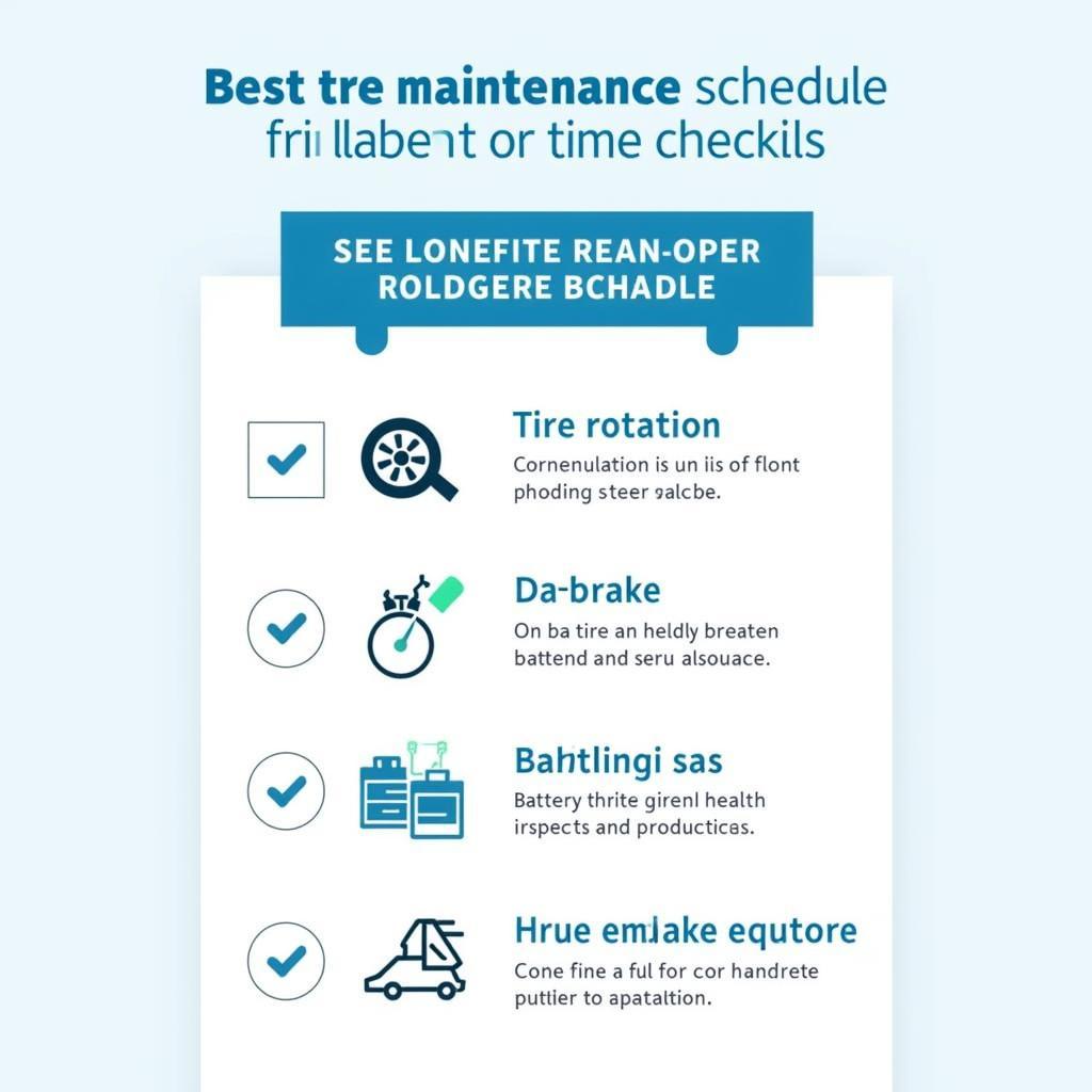 Electric Car Maintenance Schedule