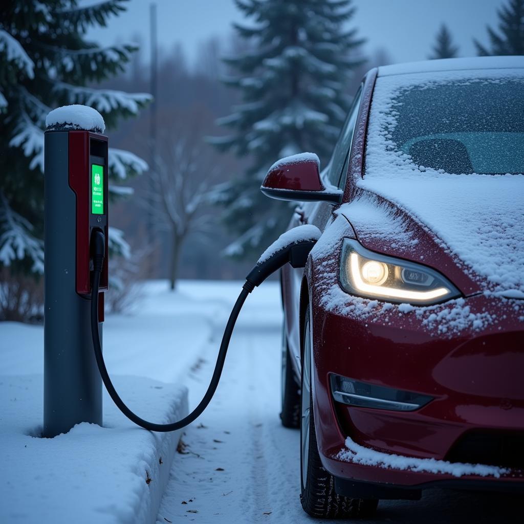 Electric Car Winter Charging Challenges