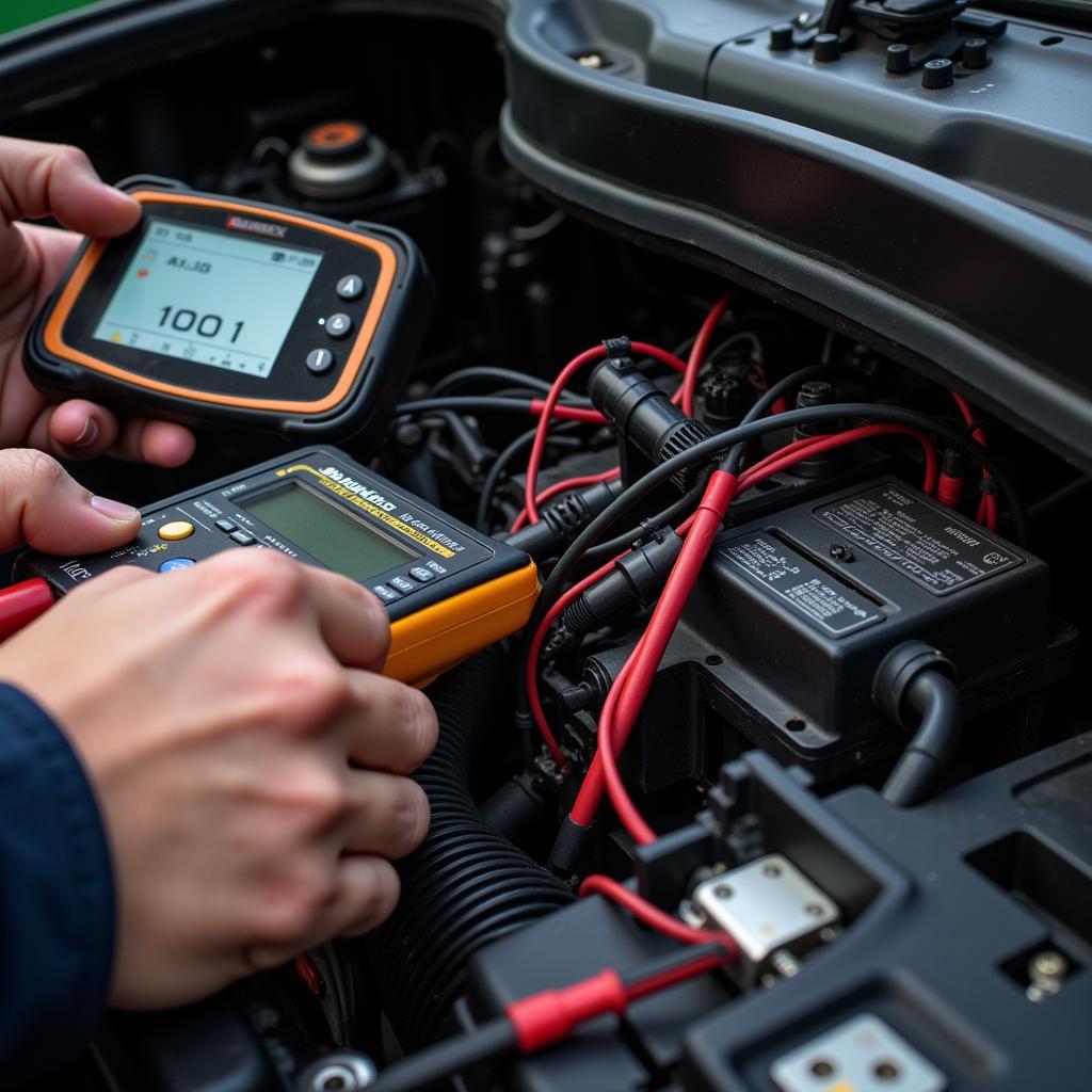 Electrical System Diagnosis during Car Repair