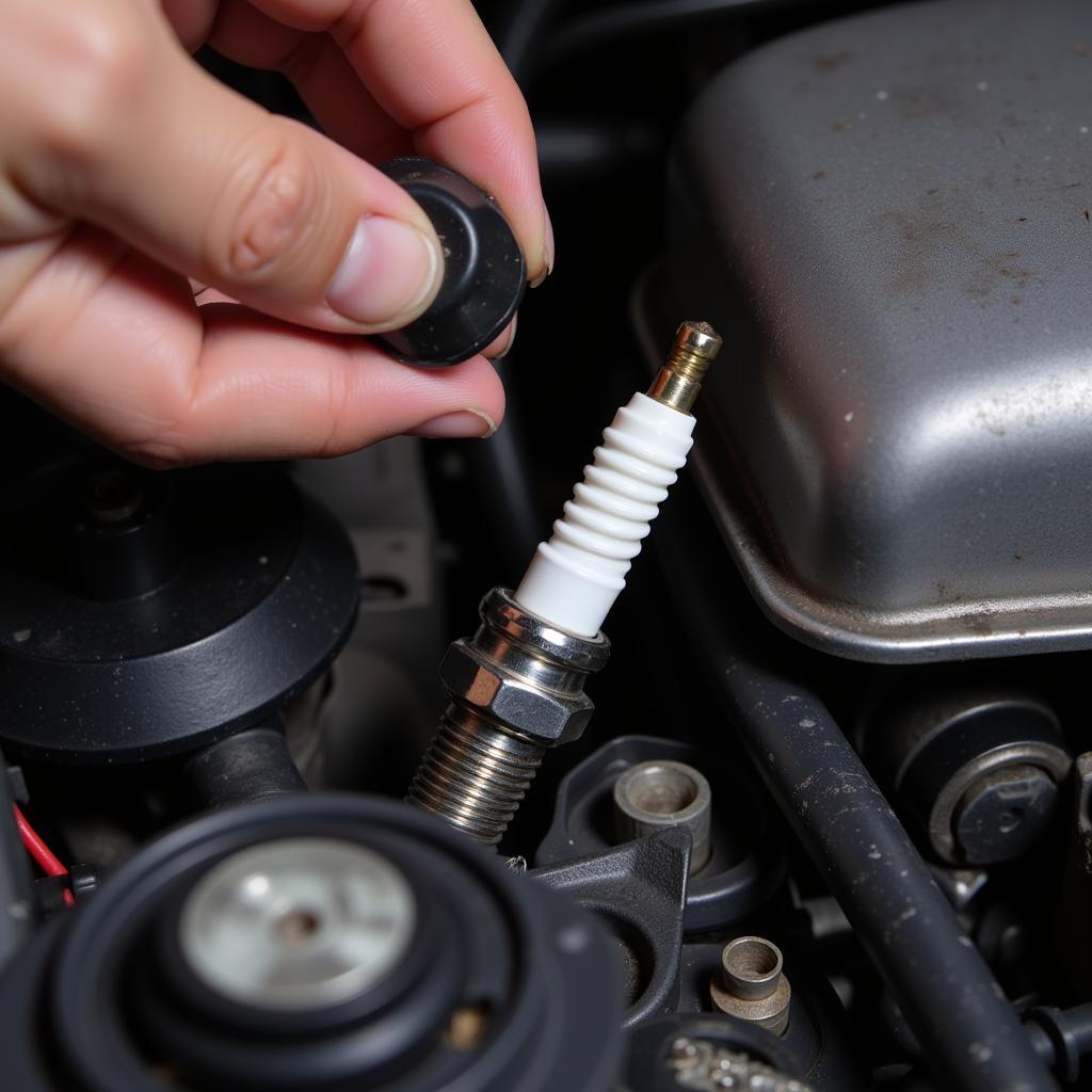 Replacing a Spark Plug to Fix an Engine Misfire