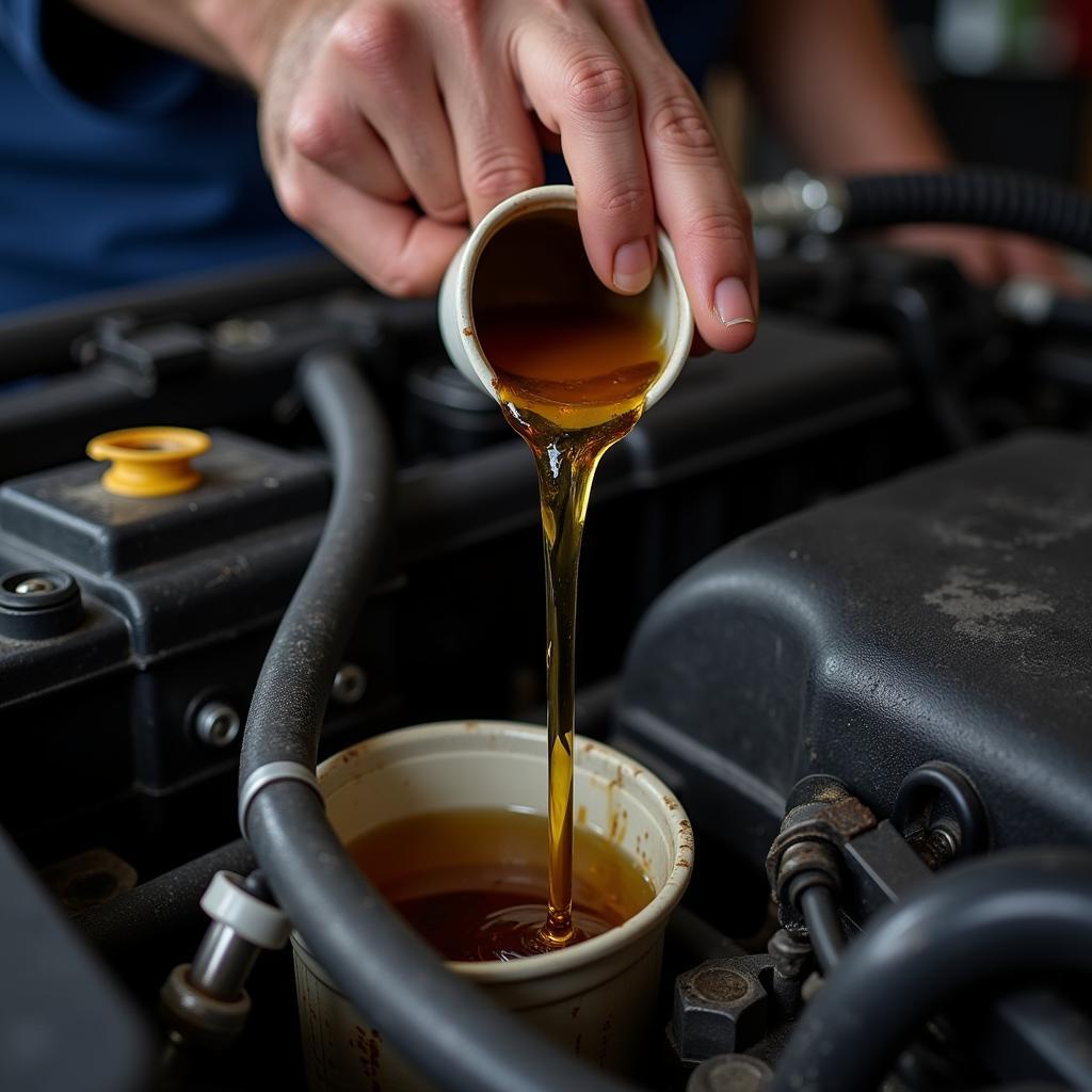 Engine Oil and Filter Change Procedure