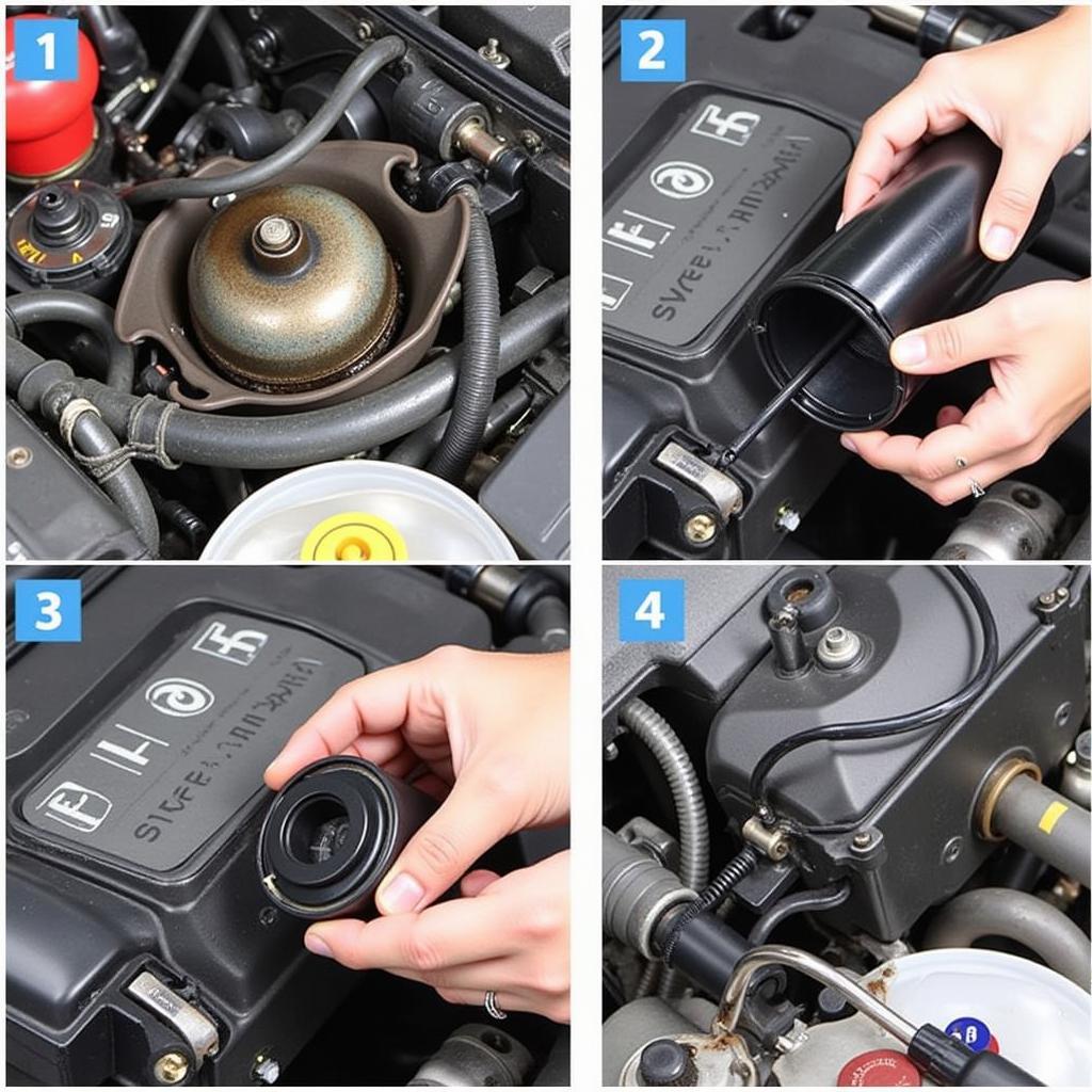 Engine Oil Change Process