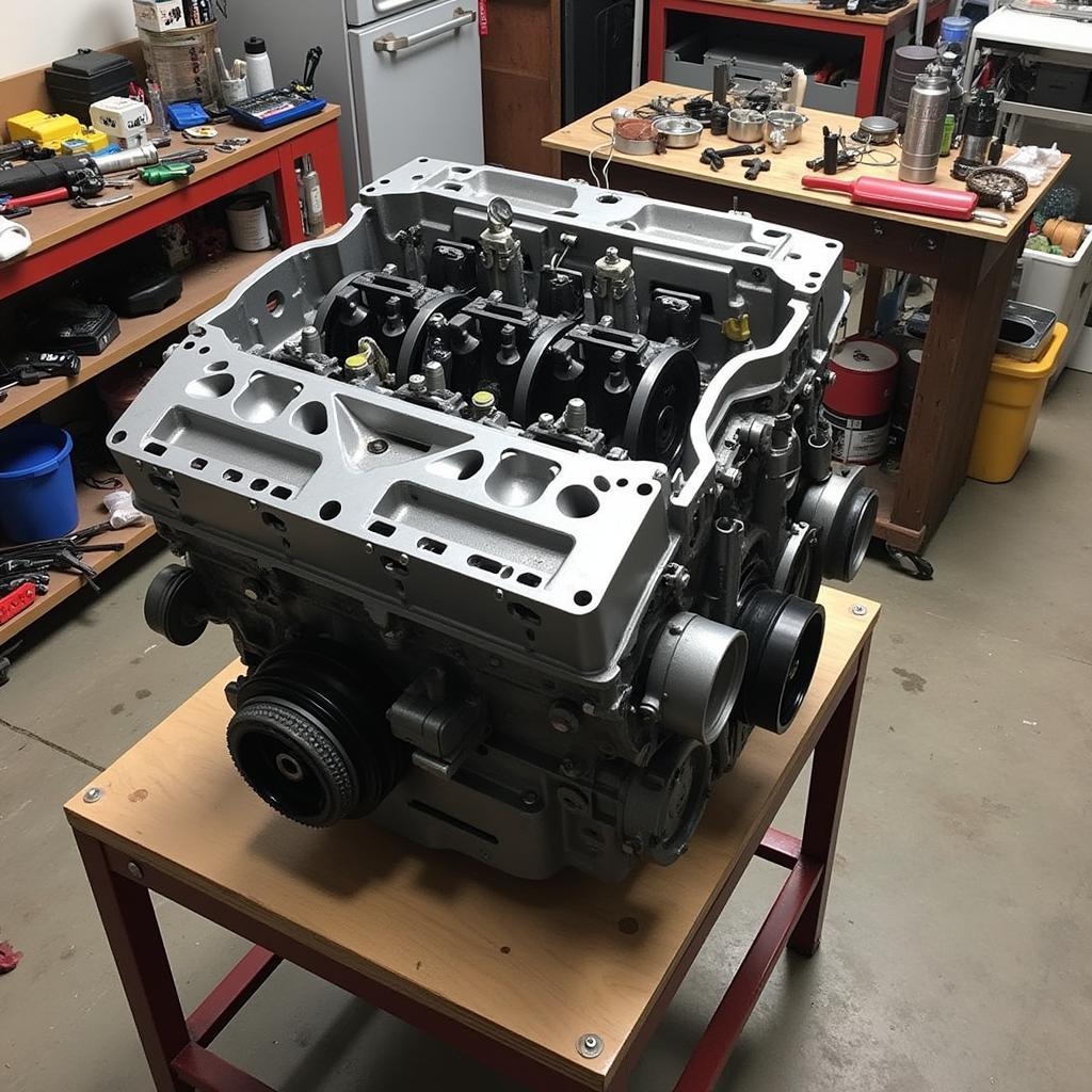 Engine Overhaul Car Repair Process